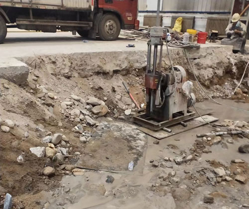 烈山公路下沉压浆